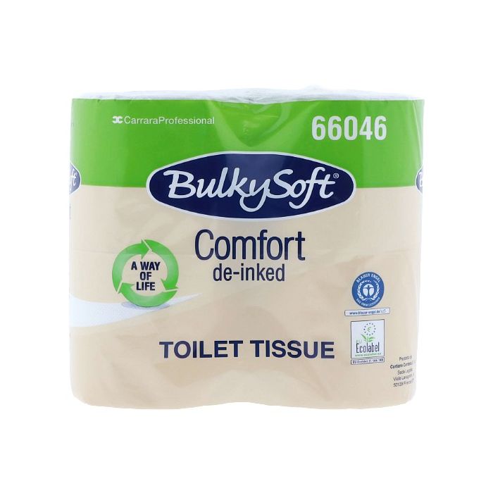 Bulkysoft Toiletpapier Comfort 400 wit 2-lgs