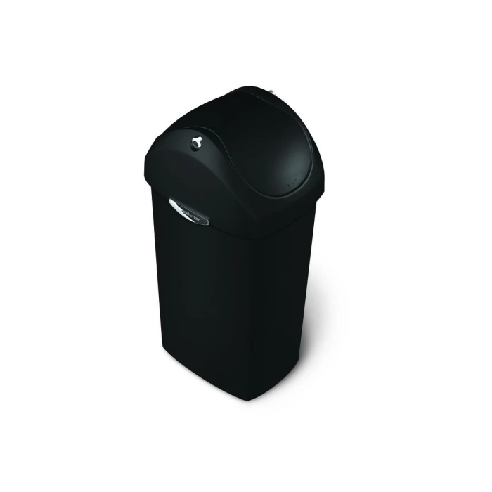 simplehuman_afvalbak_swing_zwart_40l