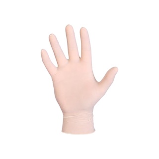 Handschoen latex wit ongepoederd XL