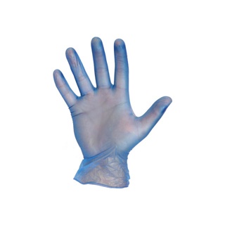 Handschoen nitril blauw ongepoederd S